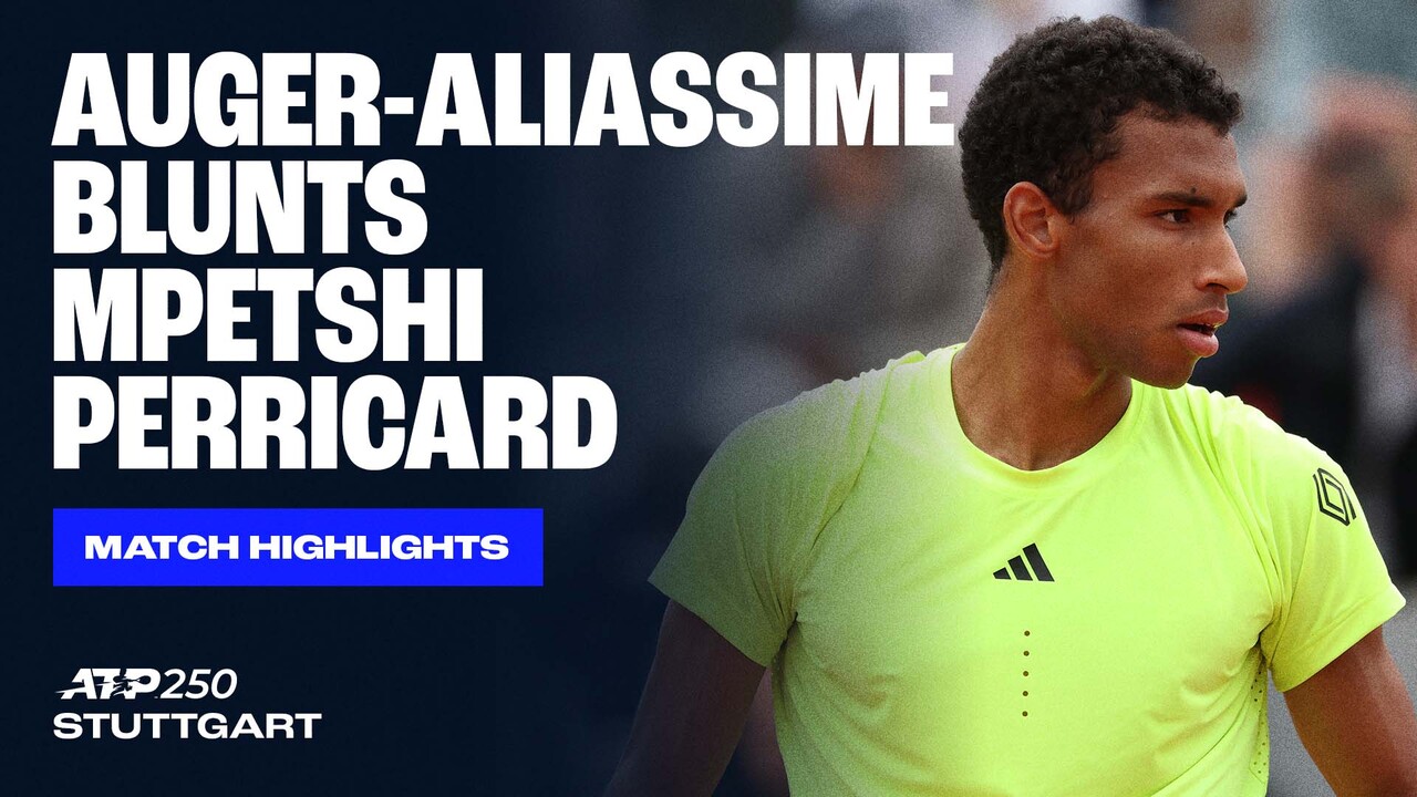 Highlights: Auger-Aliassime makes confident start in Stuttgart