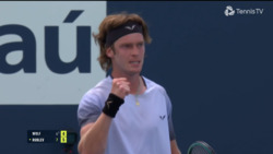 Highlights: Rublev Ousts Wolf In Miami