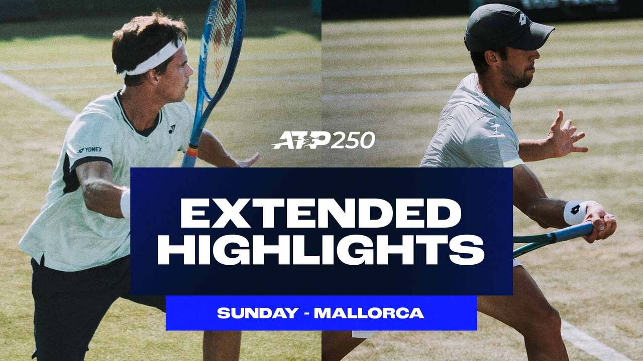 Watch extended highlights of Sunday action in Mallorca, where Daniel Altmaier and Laslo Djere advanced. Photo: Mallorca Championships. Watch live & on demand at TennisTV.com.