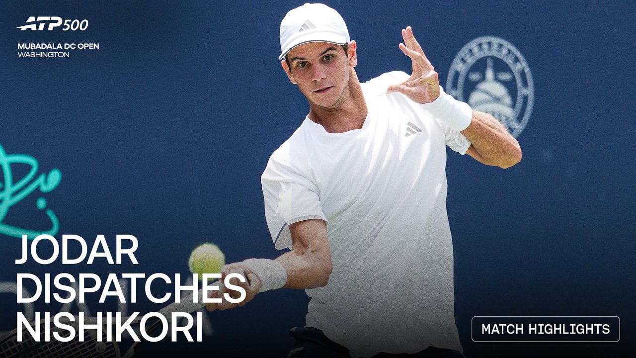 Highlights: Jodar races past Nishikori, into Washington QFs