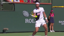 Hot Shot: Basilashvili's Brilliant Feel Freezes Tsitsipas In Indian Wells
