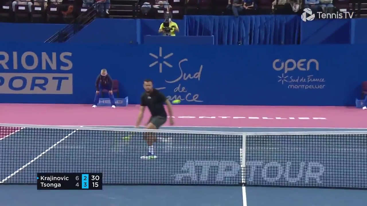 Hot Shot Tsonga Terrific At Net In Montpellier Video Search Results ATP Tour Tennis