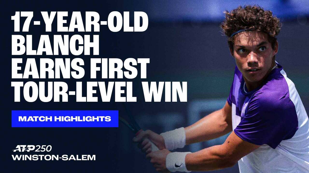 Highlights: #NextGenATP Blanch beats Coric for first tour-level victory Winston-Salem 2025