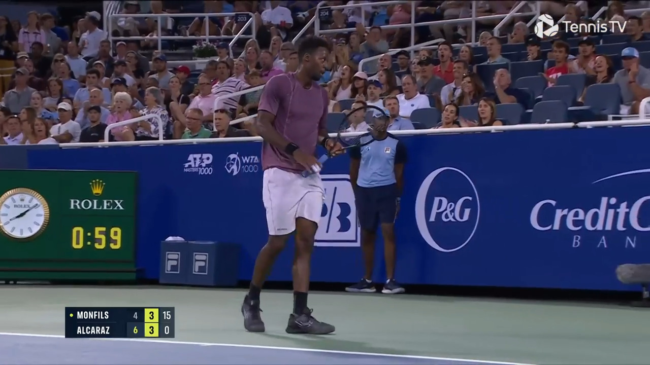 Hot Shot: Monfils rockets vintage forehand