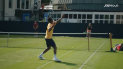 Inside Monfils & Svitolina's Practice Session In Eastbourne