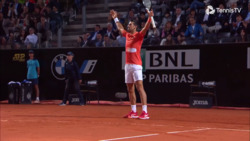 Hot Shot: Djokovic's Dazzling Lob