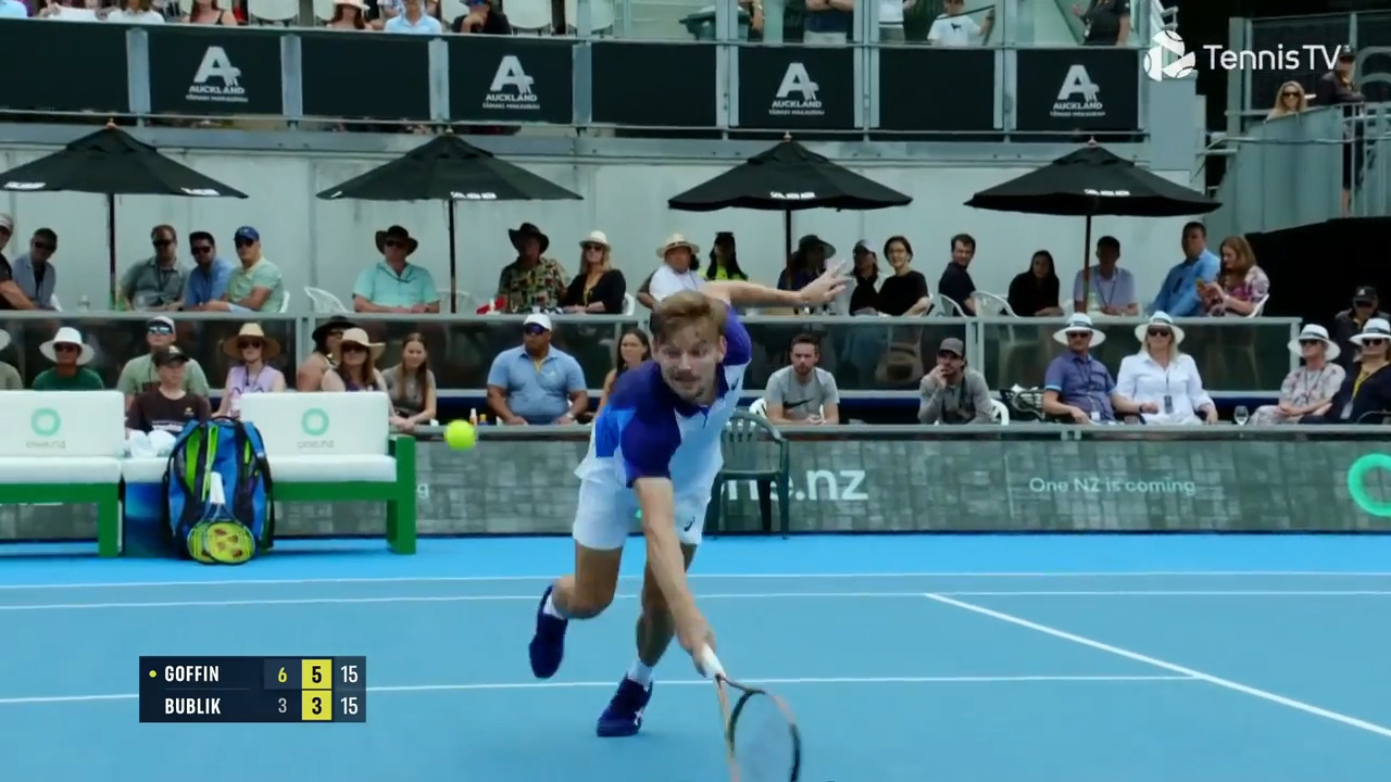 Hot Shot Goffin Finds Volley Winner In Auckland Video Search Results ATP Tour Tennis