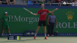 Hot Shot: Medvedev turns up the volume with stunning pass in Shanghai 2024