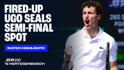 Highlights: Humbert produces flawless QF win over Borges in 's-Hertogenbosch 2025