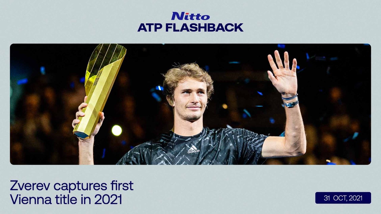 ATP Tour Flashback presented by Nitto: Zverev clinches first Vienna title in 2021