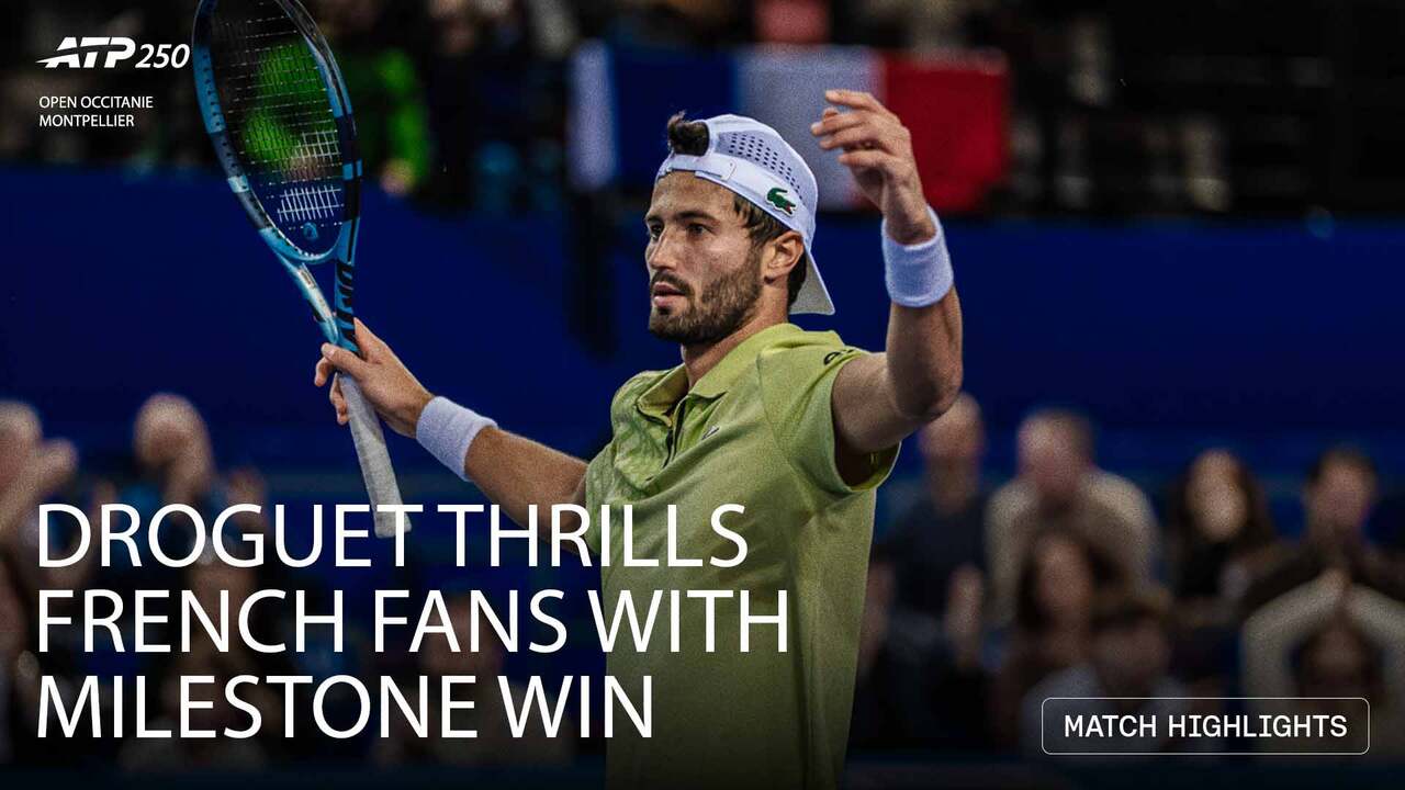 Highlights: Droguet upsets Griekspoor to reach first ATP SF in Montpellier 2026