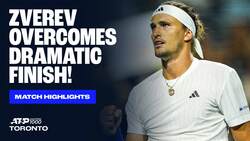 Highlights: Top seed Zverev outlasts Walton, advances to R3 in Toronto