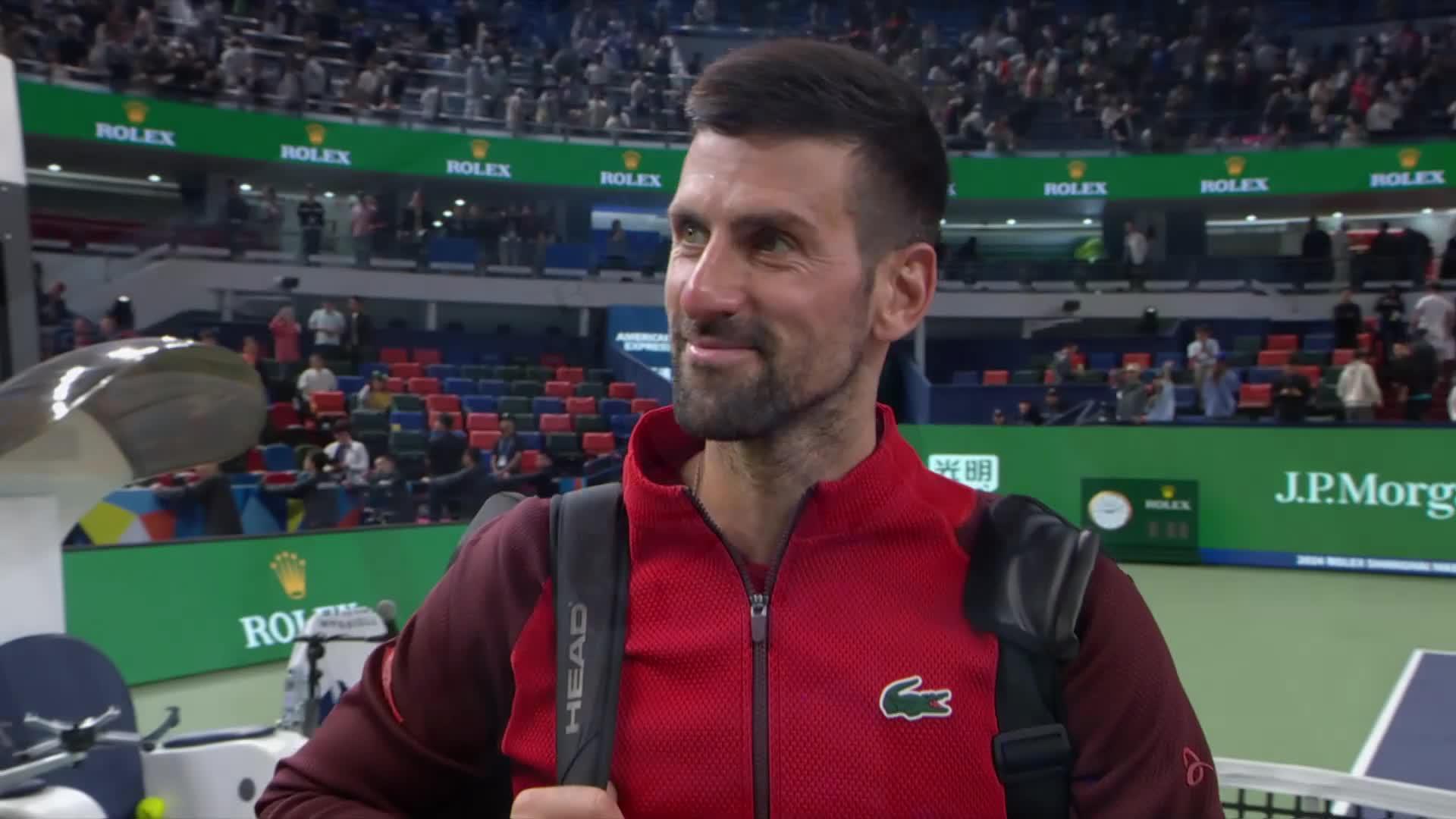 Djokovic relishing Shanghai support ahead of Sinner final clash