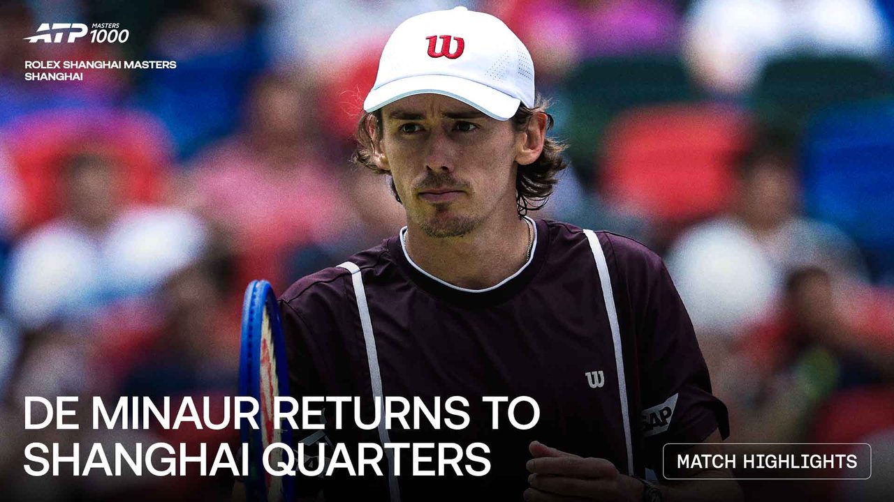 Highlights: De Minaur sinks Khachanov for Shanghai QF spot