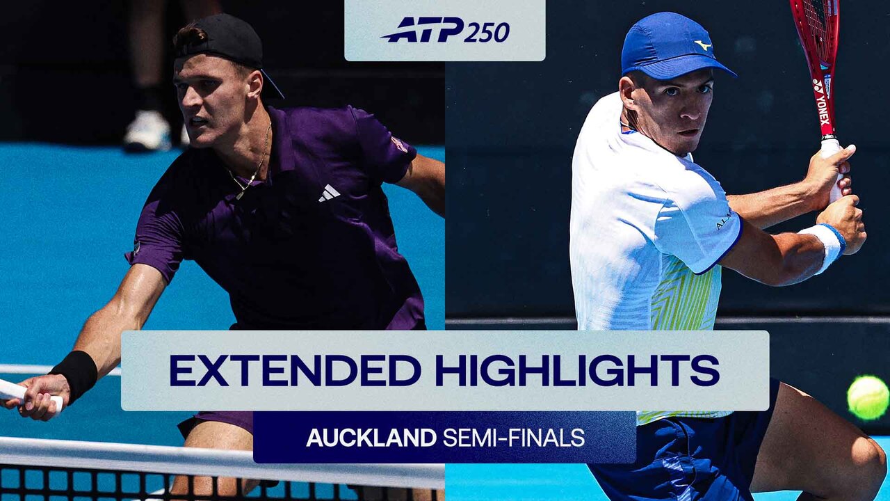 Extended Highlights: Mensik, Baez set final clash in Auckland