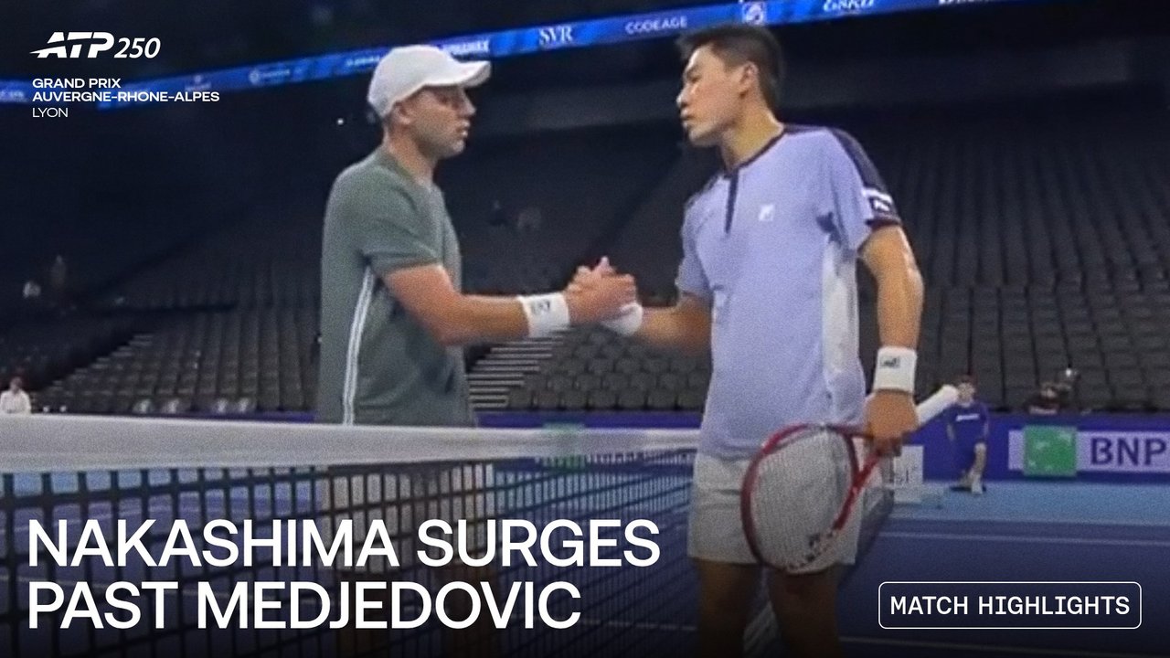 Highlights: Nakashima surges past Medjedovic in Lyon 2026