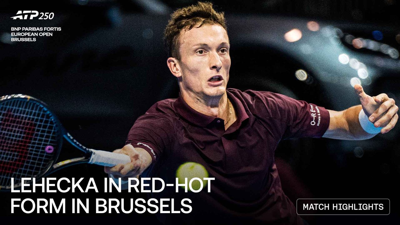 Highlights: Lehecka downs home hope Collignon for Brussels QF spot