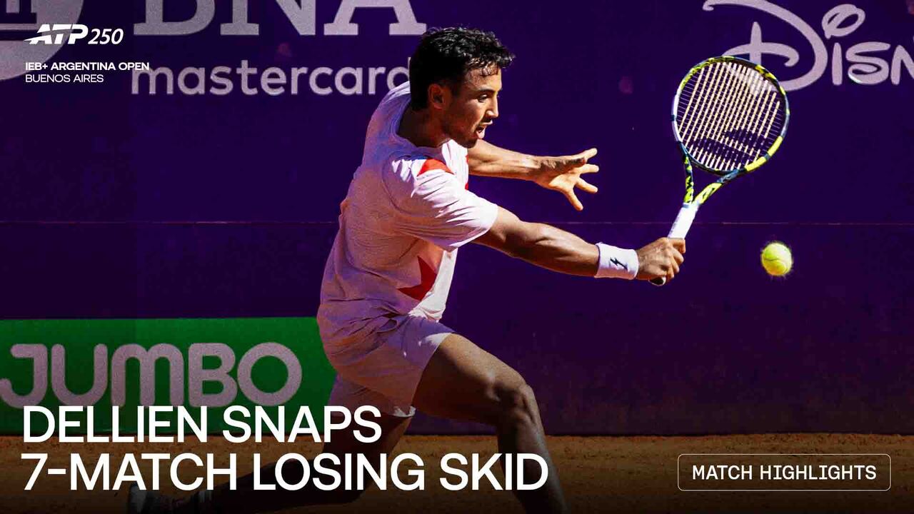 Highlights: Qualifier Dellien ousts Dzumhur in Buenos Aires 2026 R1