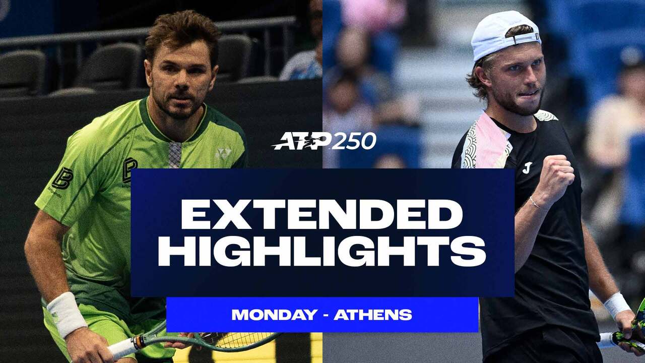 Extended Highlights: Wawrinka, Muller, Dzumhur earn R1 wins in Athens 2025