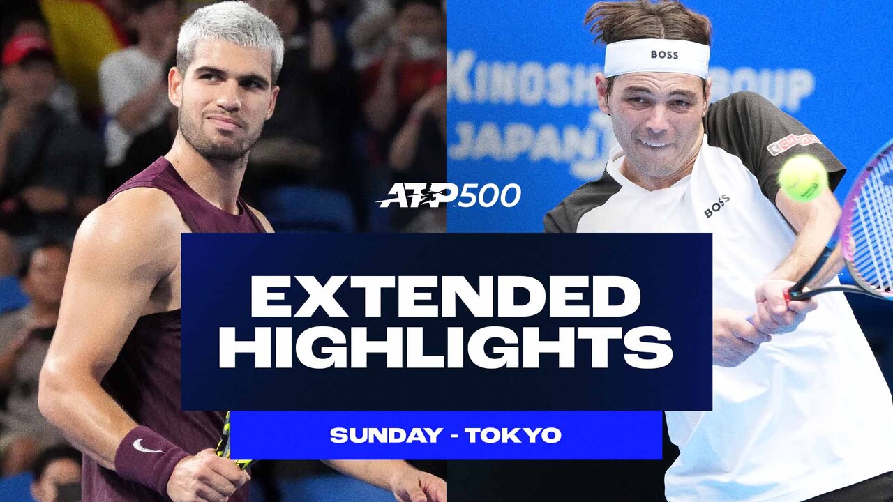 Extended Highlights: Alcaraz, Fritz roll into Tokyo SFs