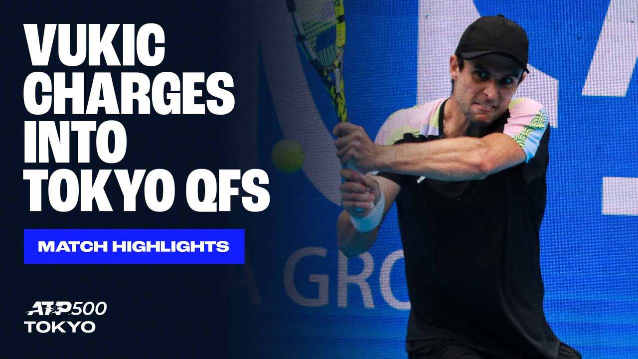 Highlights: Vukic breezes past Altmaier, books Tokyo QF spot