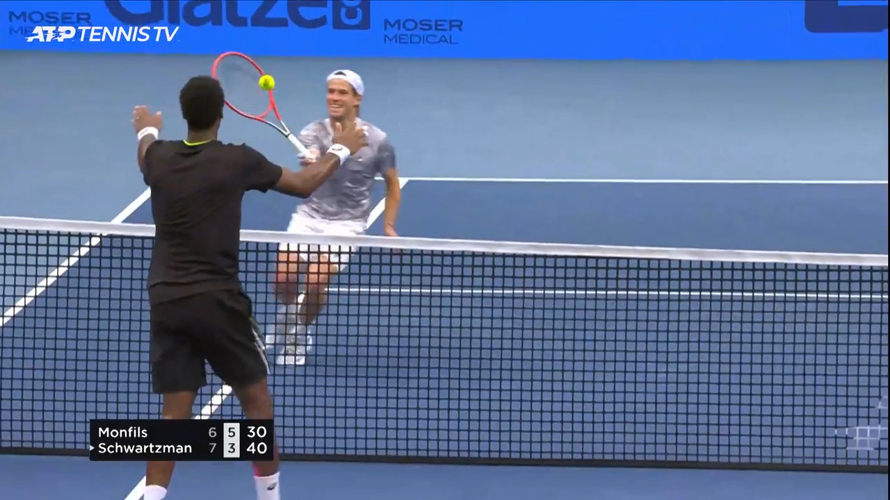 Hand Racquet? Watch Hilarious Point Between Monfils and Schwartzman Video Search Results ATP Tour Tennis