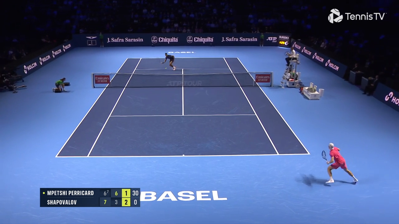 Hot Shot: Mpetshi Perricard's serve and volley finesse in Basel