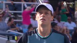 Hot Shot: Sinner gana en Cincinnati uno de los peloteos más apasionantes del año