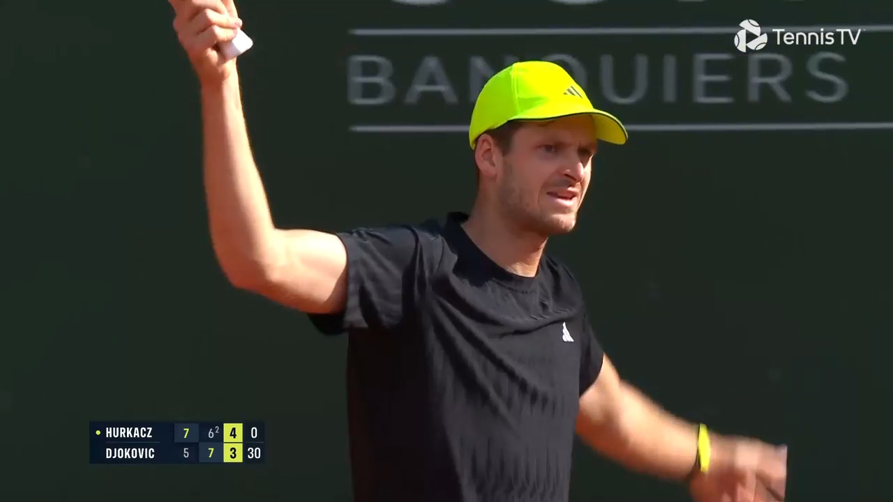 Watch: Was this the moment that cost Hurkacz victory against Djokovic?