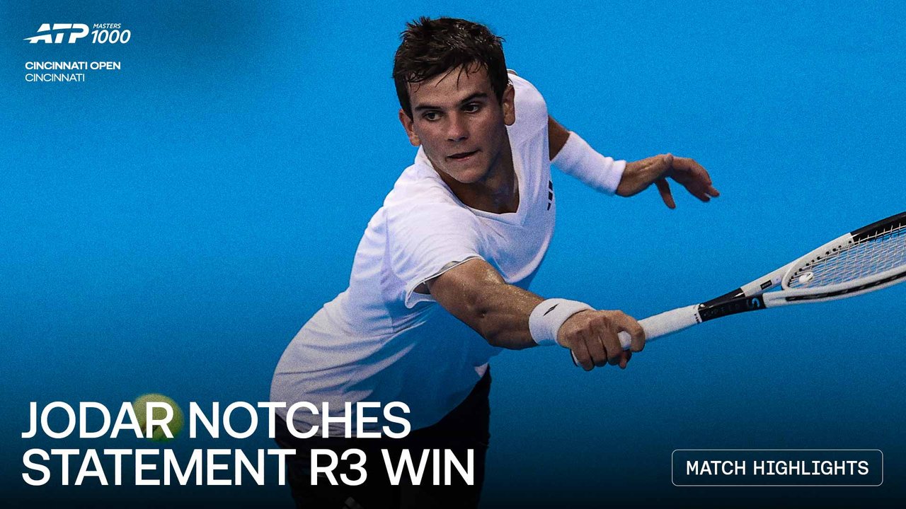Highlights: Jodar sinks Tabilo, books R4 spot in Cincinnati 2026