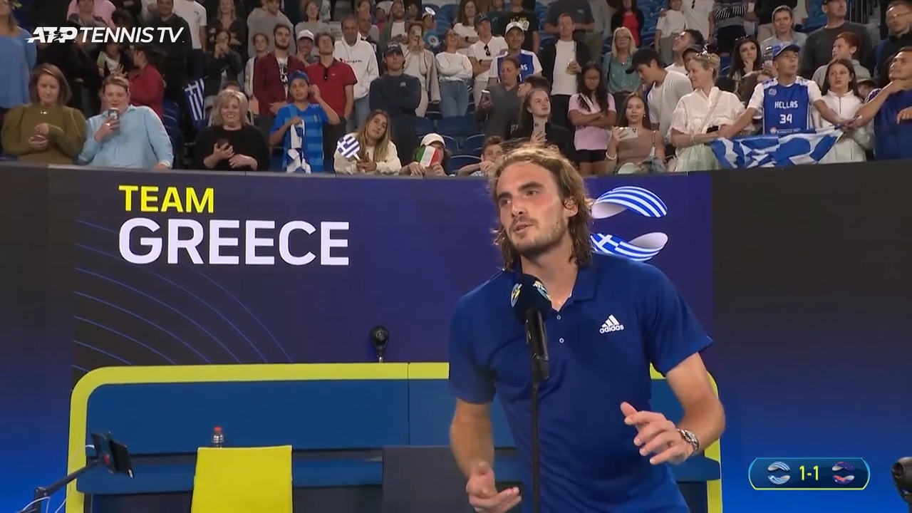 Tsitsipas It Was A Thrilling Match Against De Minaur At ATP Cup 2021 Video Search Results ATP Tour Tennis