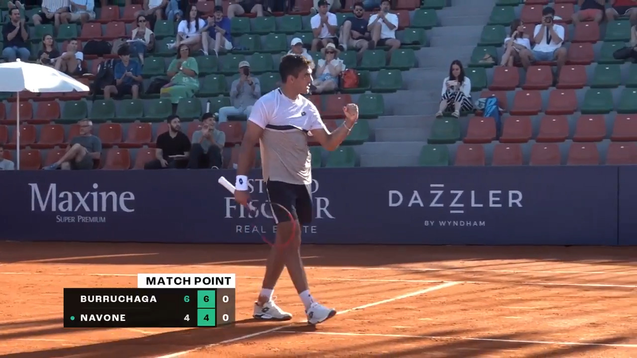 Hot Shot: Burruchaga's forehand stunner seals Navone win at Montevideo Challenger 2025 