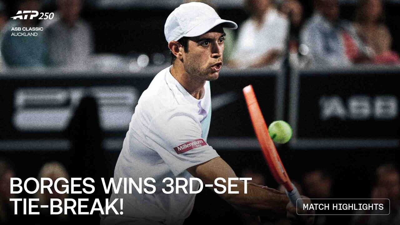 Highlights: Borges edges Etcheverry in Auckland 2026 seesaw 