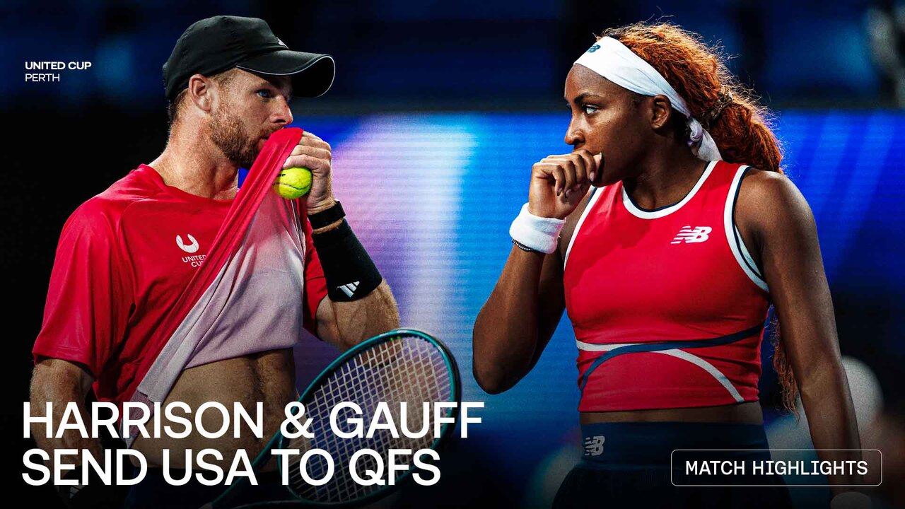 Highlights: Harrison/Gauff send USA to United Cup 2026 QFs