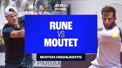 Highlights: Moutet upsets Rune in Rome thriller, earns first Top 10 win