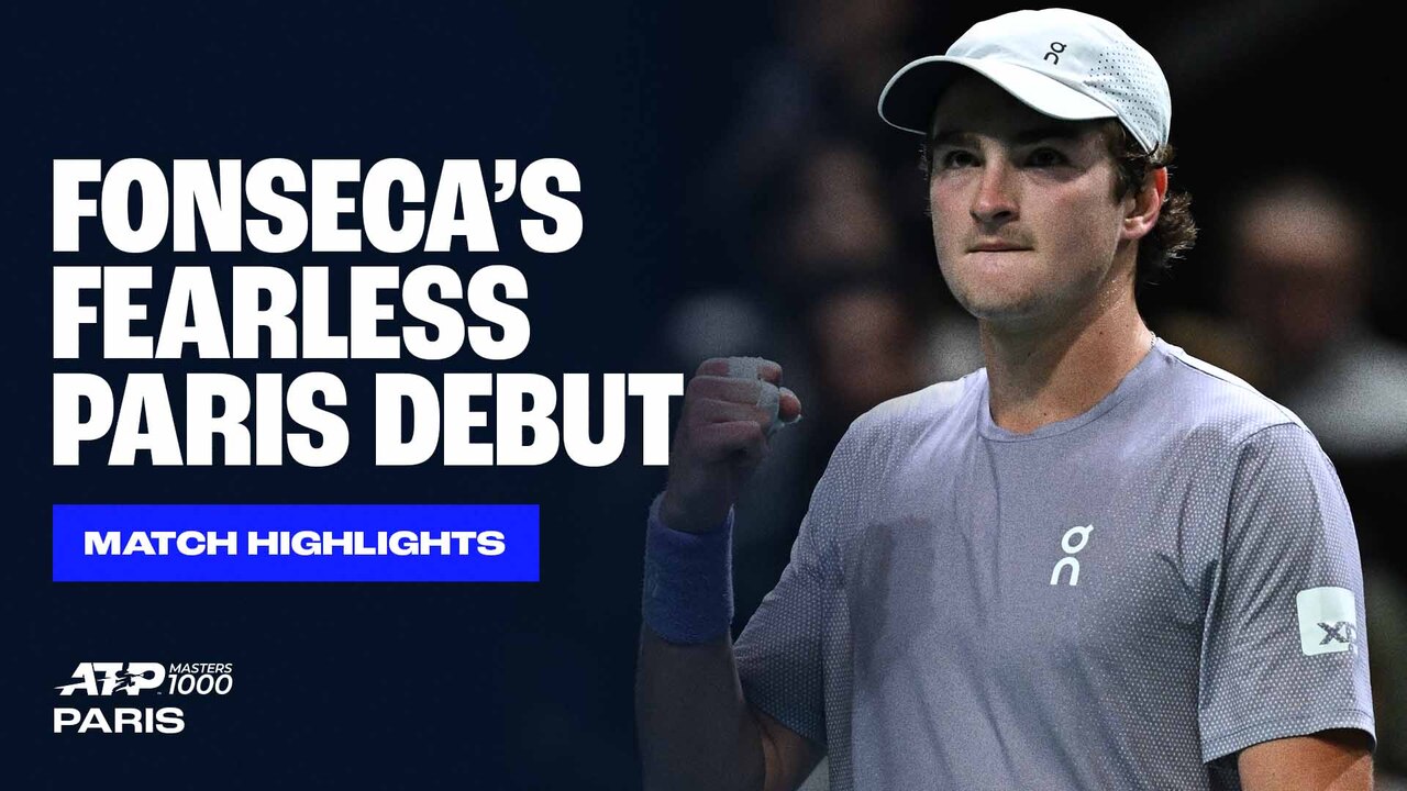 Highlights: Fonseca rallies past Shapovalov in Paris debut