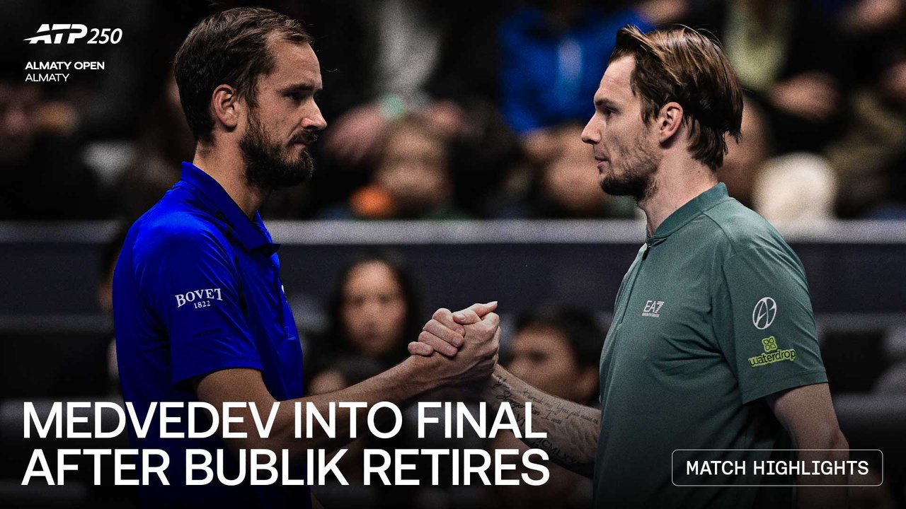Highlights: Medvedev advances to Almaty title match