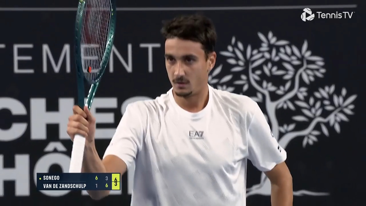 Highlights: Sonego battles past van de Zandschulp in Marseille
