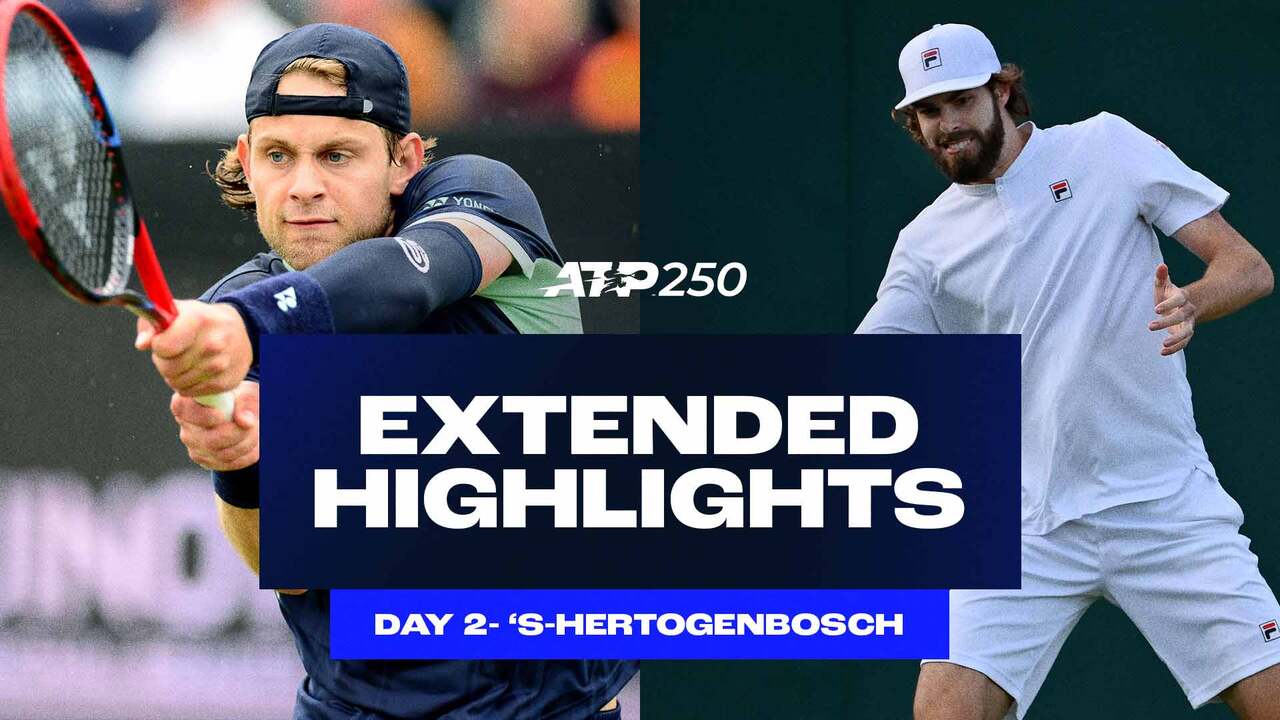 Extended Highlights: Bergs, Opelka make winning starts in 's-Hertogenbosch