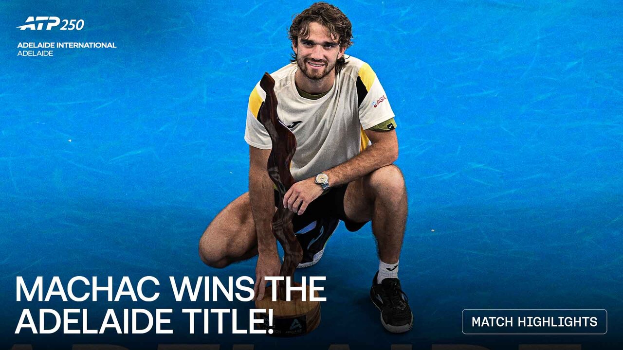 Highlights: Machac outlasts Humbert to clinch Adelaide crown