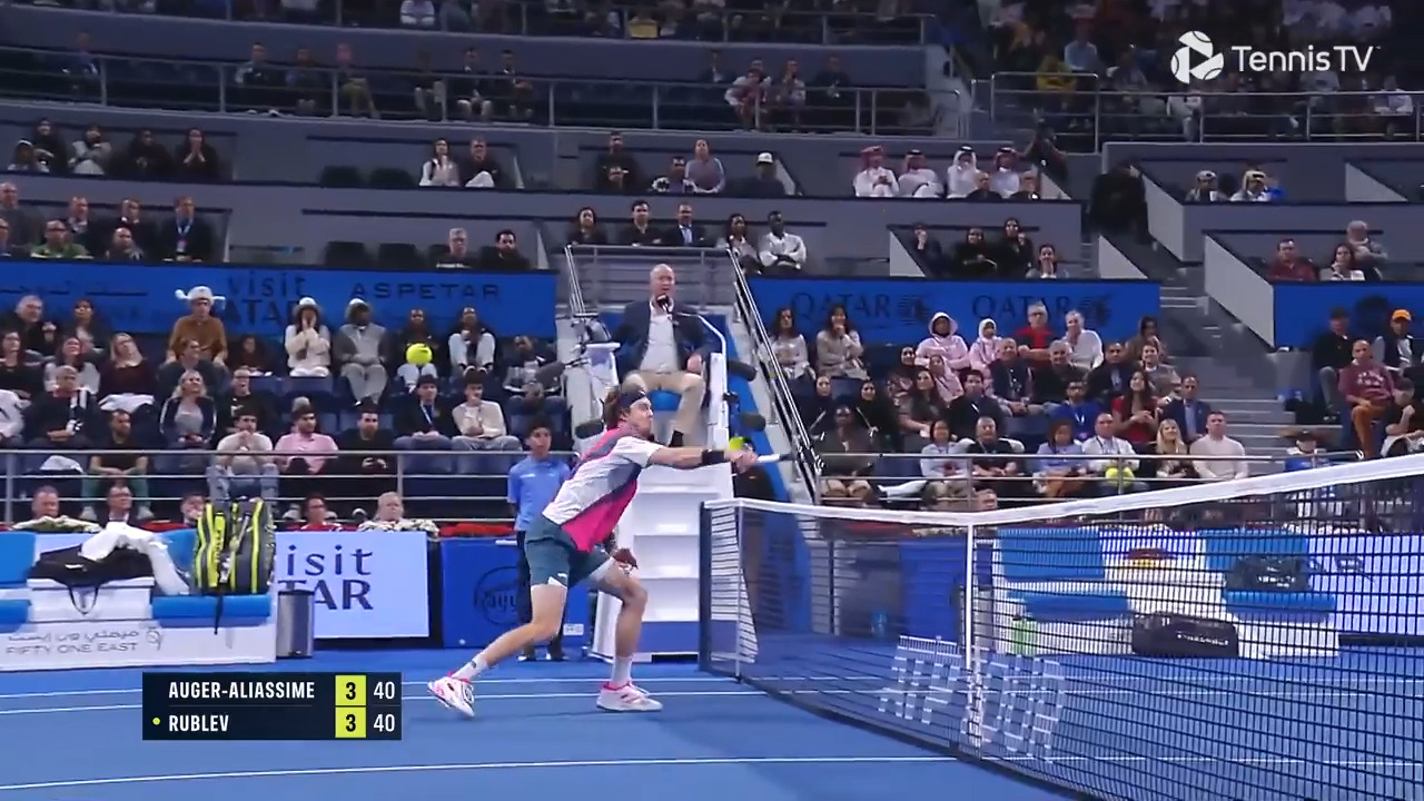 ¿Qué pasó aquí? El fallo de Rublev en Doha