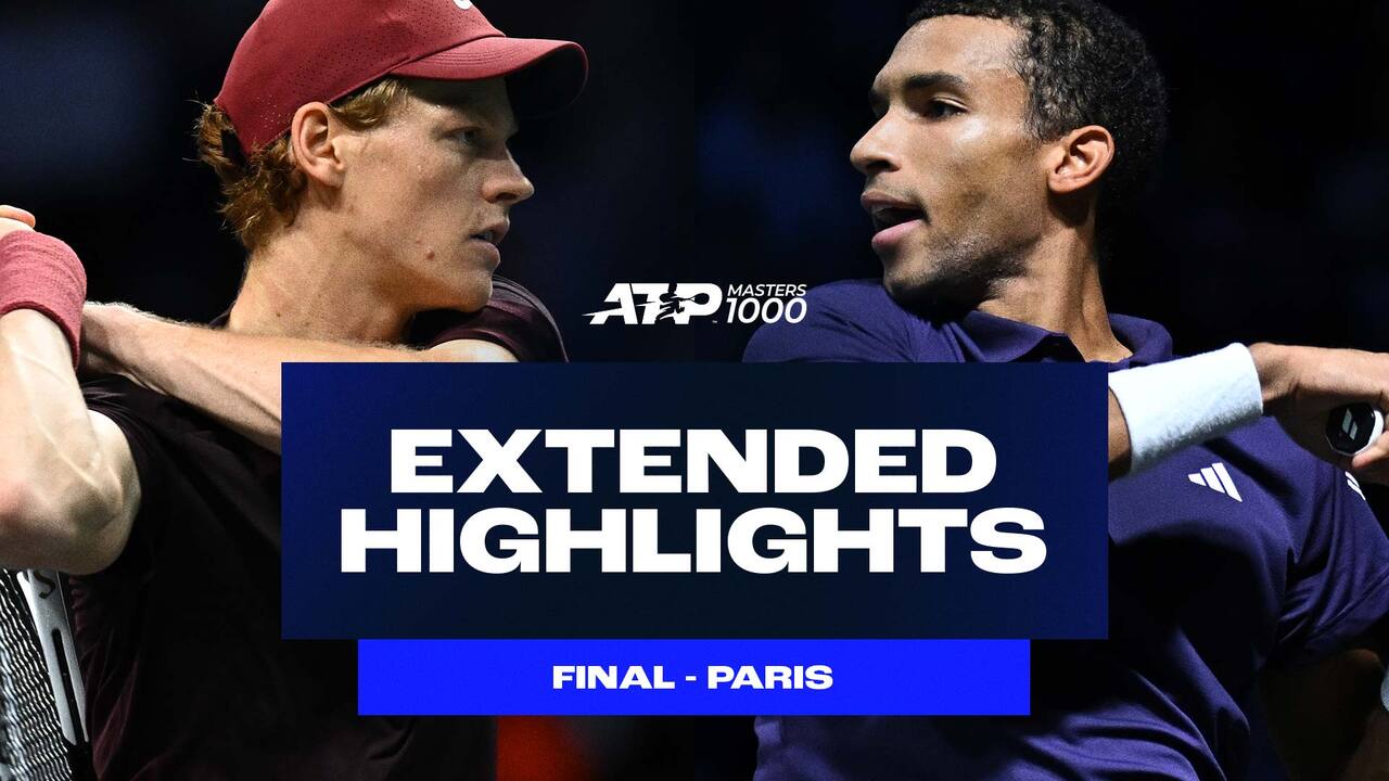 Extended Highlights: Sinner lifts fifth Masters 1000 trophy in Paris
