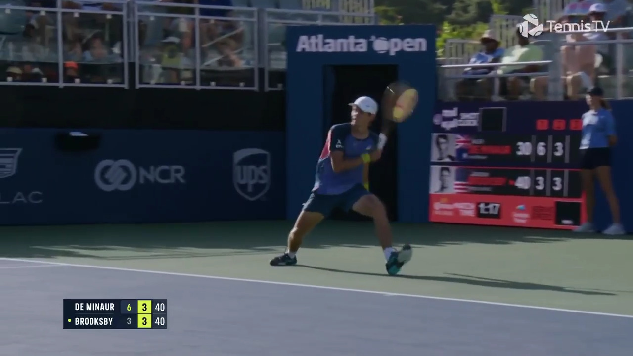 Watch: De Minaur Leaves Brooksby Gasping For Air After Lung-Busting Rally