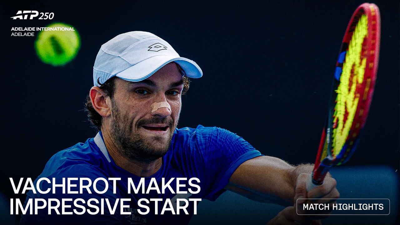 Highlights: Vacherot clips Kecmanovic on Adelaide debut