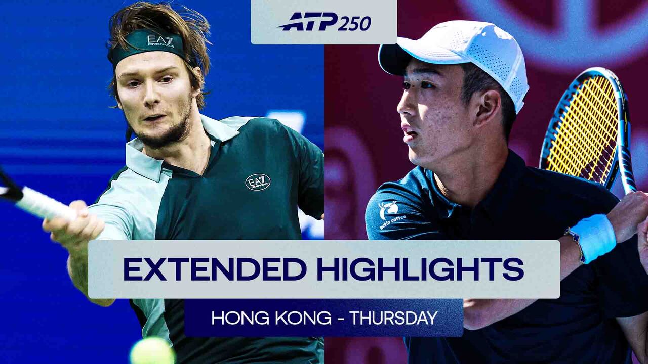 Extended Highlights: Bublik, Shang set QF in Hong Kong 2026 