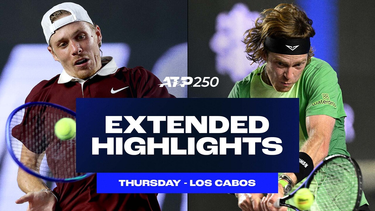 Extended Highlights: Shapovalov, Rublev reach last four in Los Cabos 2025