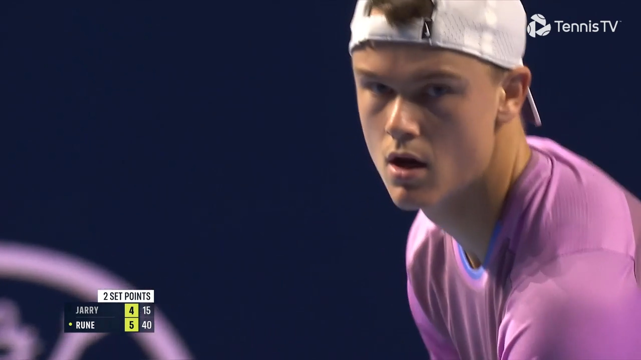 Highlights: Rune defeats Jarry in Basel 2024 opener