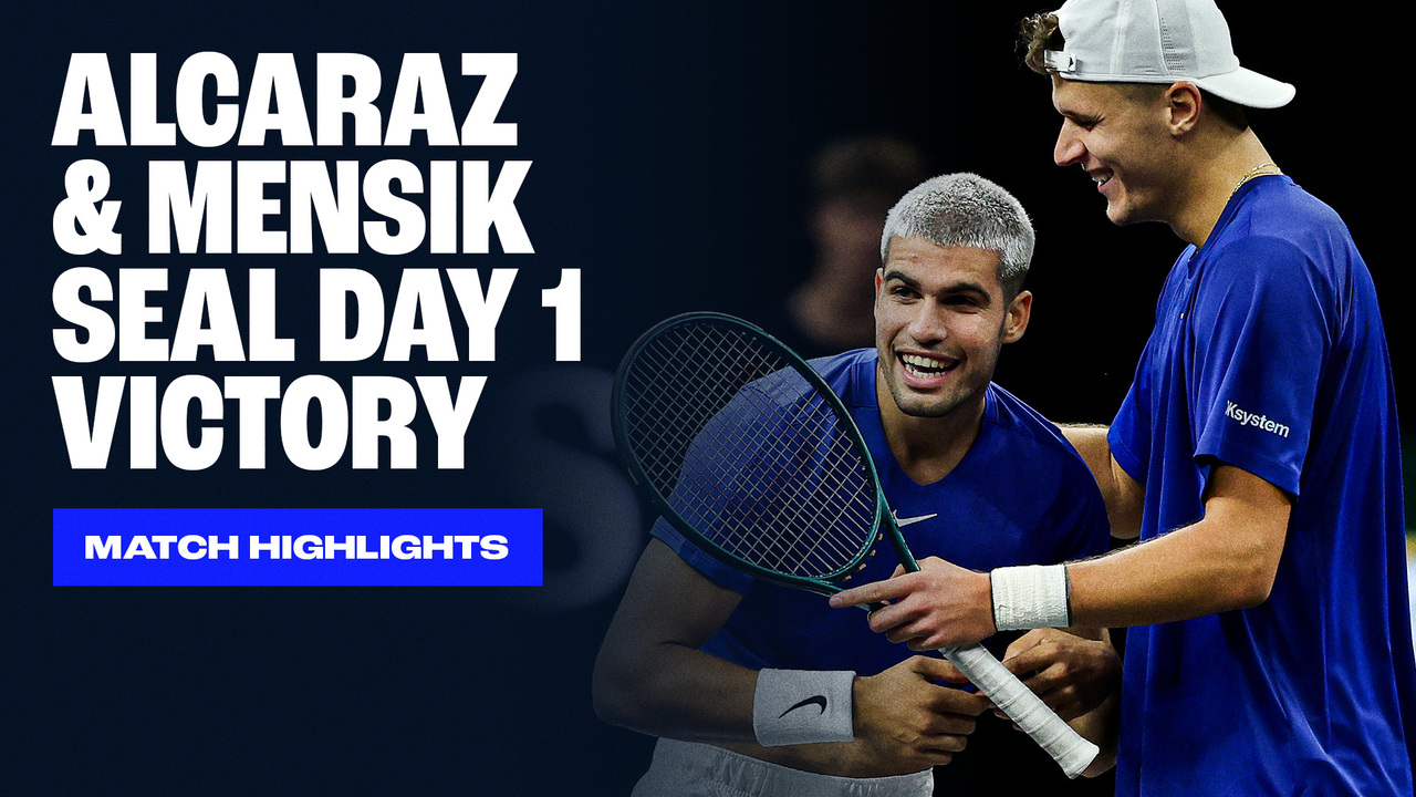 Highlights: Alcaraz/Mensik dismiss Fritz/Michelsen at Laver Cup 2025 