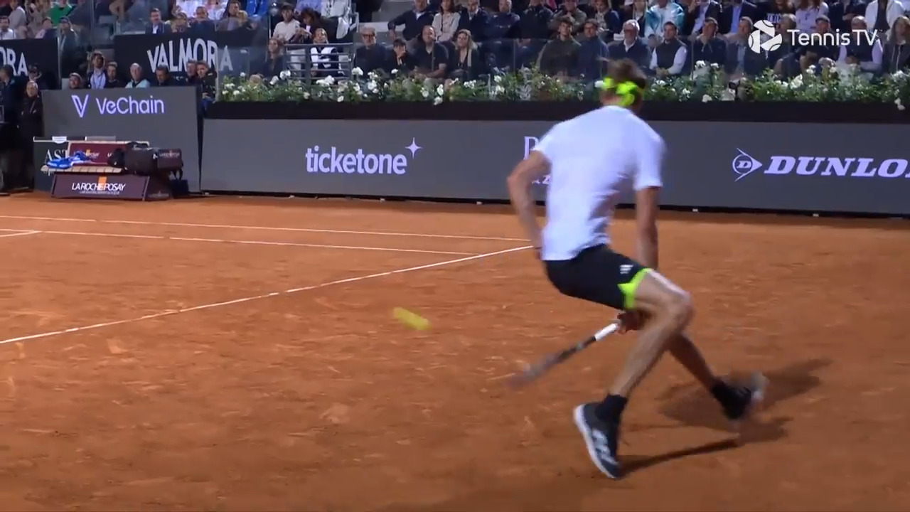 Hot Shot: Musetti 'sabotea' la 'Gran Willy' de Zverev en Roma