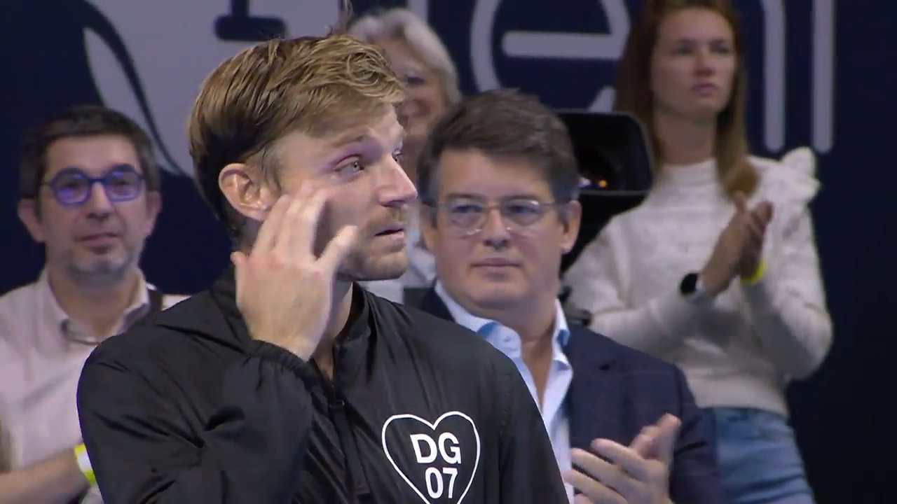 Watch emotional scenes as Goffin feels love from wife, crowd in Brussels 2026
